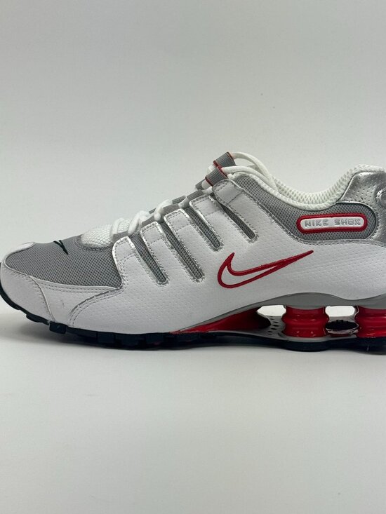 Nike Shox NZ \'White Red Metallic Silver\' 378341-104 Multi Size main image 9